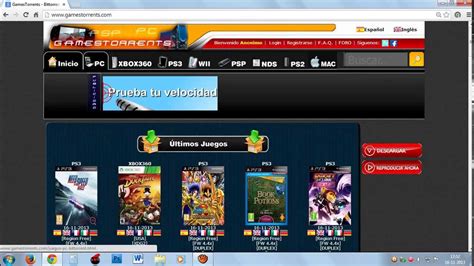 gamestorrents español.